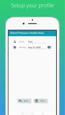 Blood Pressure Health Diary android App screenshot 0